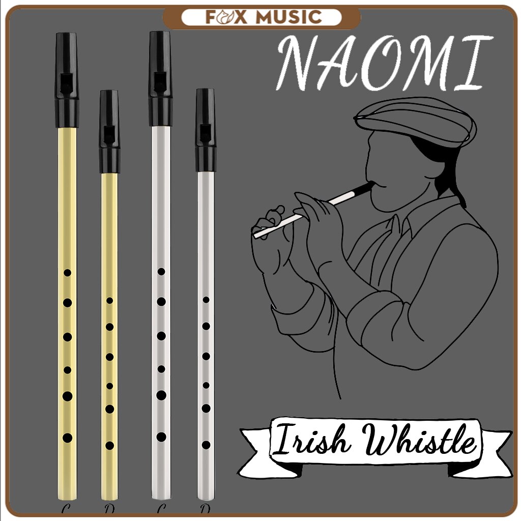 Brass Irish Whistle In C &amp; D Irish Penny Whistle Instrument Tin Whistle In Irish Music For Beginners