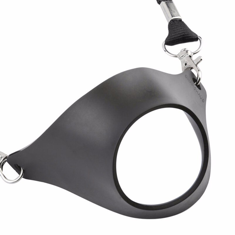 1PC Strap Wine Sling Yoke Glass Holder Support Neck Strap for Birthday Cocktail Party Bar Tools Portable Black Wine Glass Holder