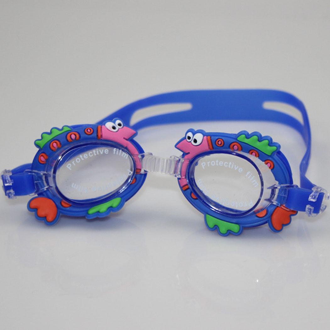 Children Cute Animal Shape Waterproof Soft Anti-fog Swimming Goggles: 6