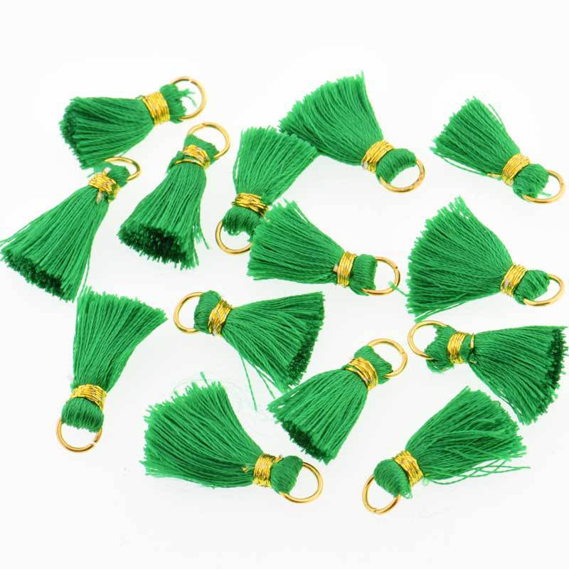 30PCS Mini Polyester Silk Tassel DIY Boho Jewelry Making Supplies Bracelet Necklace Finding Fringe Trim Pendants Small Tassels: 09