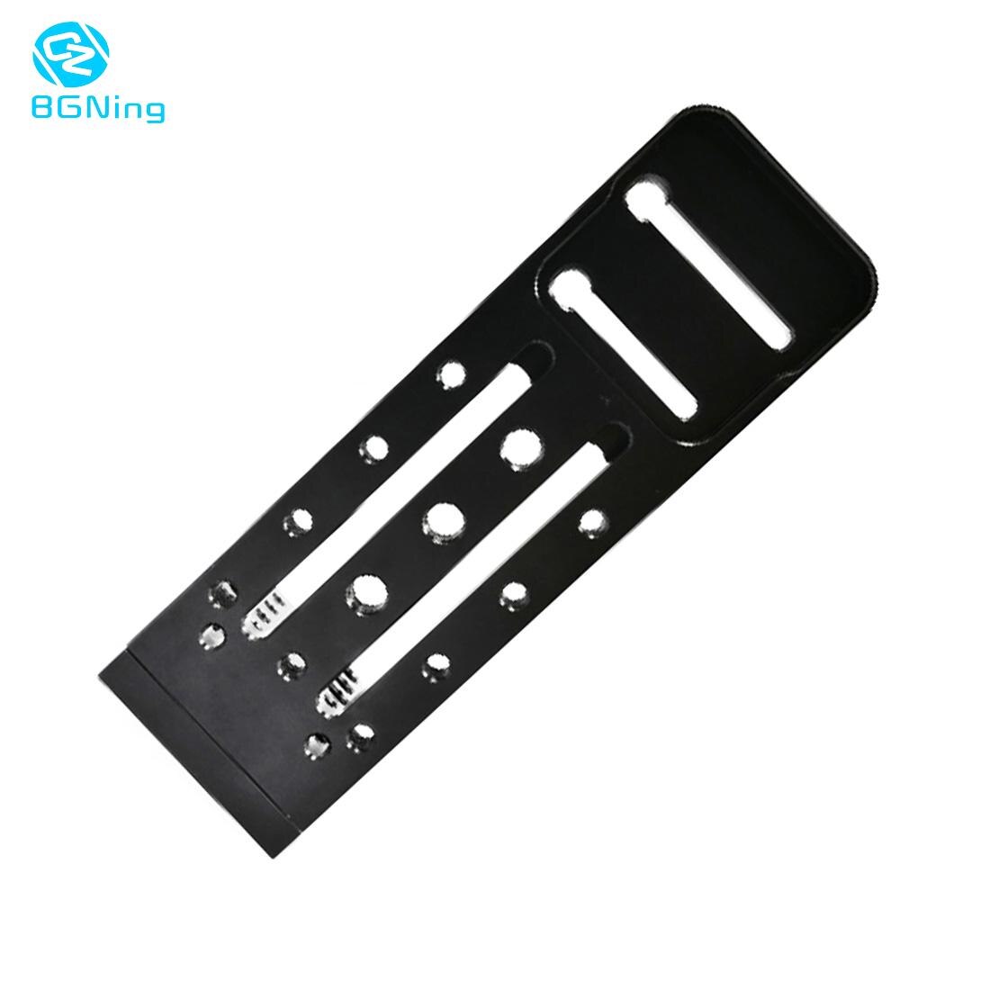 BGNing BL-130C prise de vue vidéo verticale universelle à dégagement rapide L support de plaque support de Base avec vis 3/8 "1/4" pour appareil photo reflex