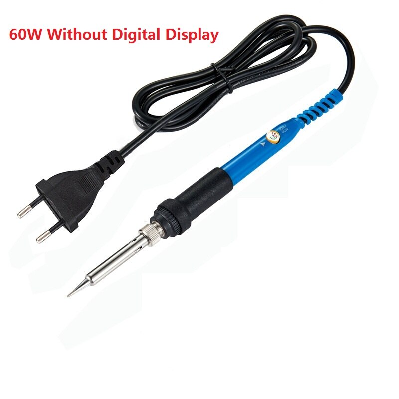 60W 80W Electric Soldering Iron Temperature Adjustable Digital 110V 220V Tin Welding Solder Iron Tips Bag Repair Rework Tools