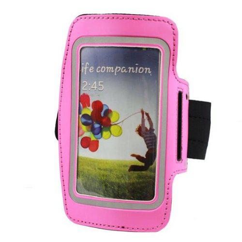 Groep Verticale De Roze Sport Armband Case Cover Voor Samsung Galaxy S4 I9500 Sport Fitness Armband QKCR60