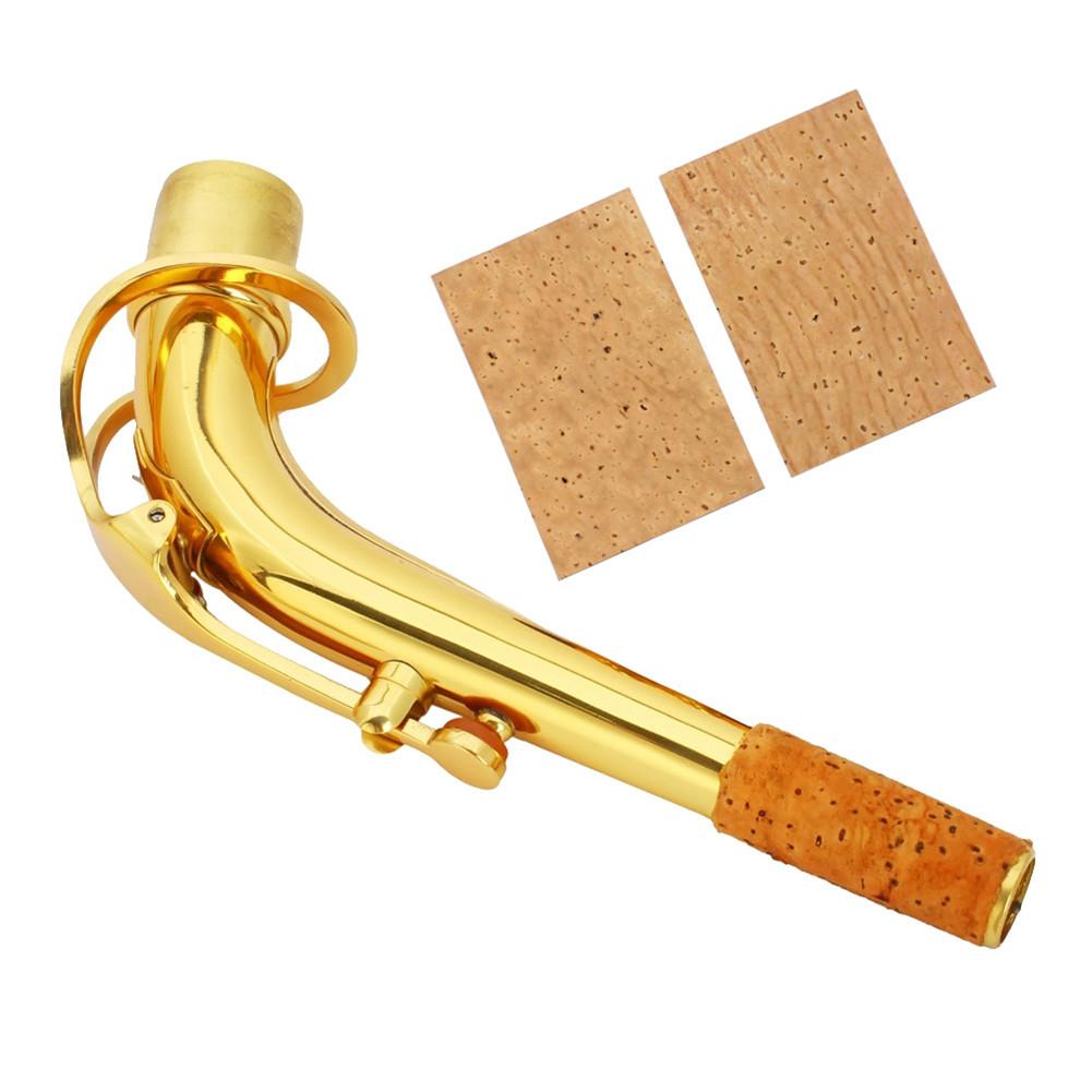 2Pcs Natuurlijke Sax Neck Cork Sheet Voor Sopraan/Tenor/Altsaxofoon Onderdelen Muziekinstrument Accessoires