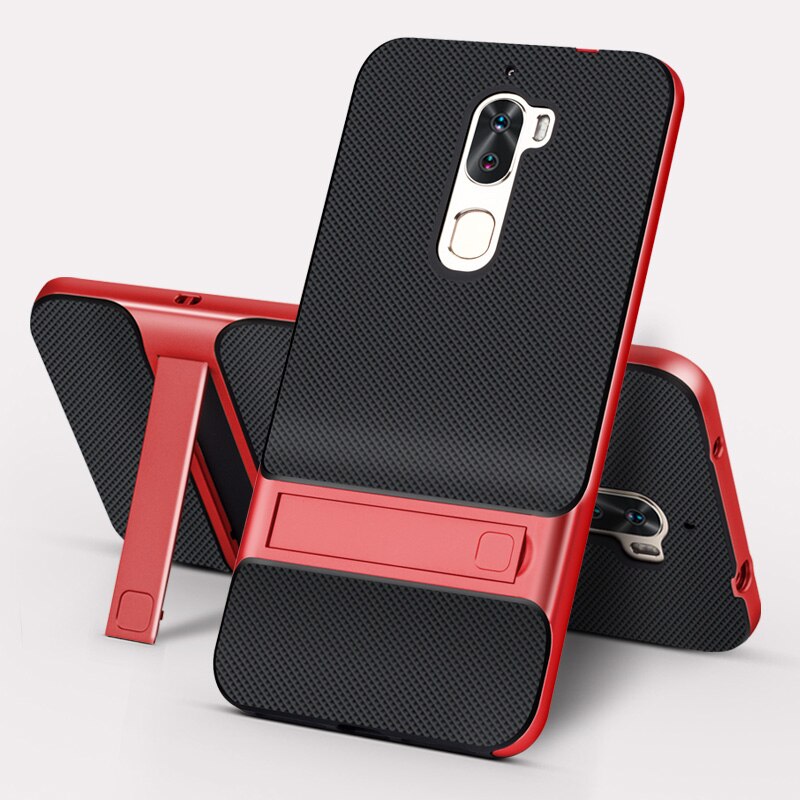 3D Kickstand Mobiele Telefoon Case Letv Leeco Cool 1 Dual Coolpad Cool1 Case Cover 5.5 &quot;Hybrid Tpu + Pc beschermende Leree Le 3 Le3 Tas: Royce Red