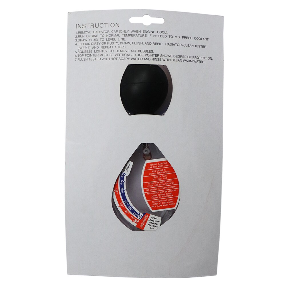 Coolant Tester, 6/12/24V High Accuracy Dial Type Anti-Freeze Coolant Hydrometer Antifreeze Coolant Tester Dial Type