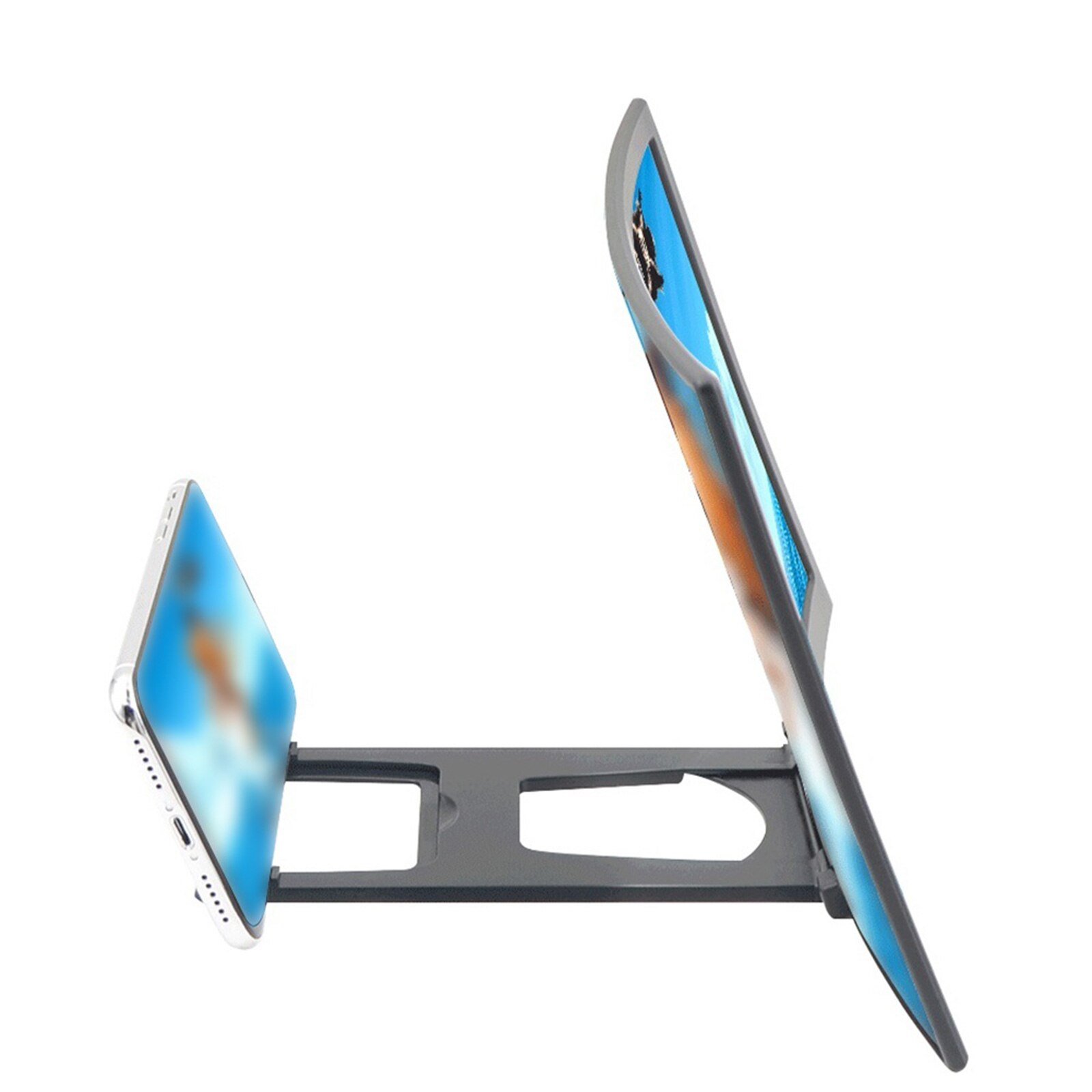 Portable Mobile Phone Screen Magnifier Universal Curved Mobile Phone Screen Amplifier Video Enlarger
