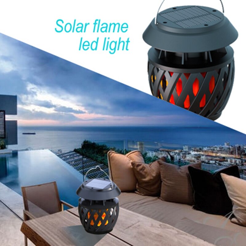 Outdoor Torch Light Flameless LED Lantern, Outdoor Patio Lantern Portable Flashlight Portable Table Lamp Garden Lamp