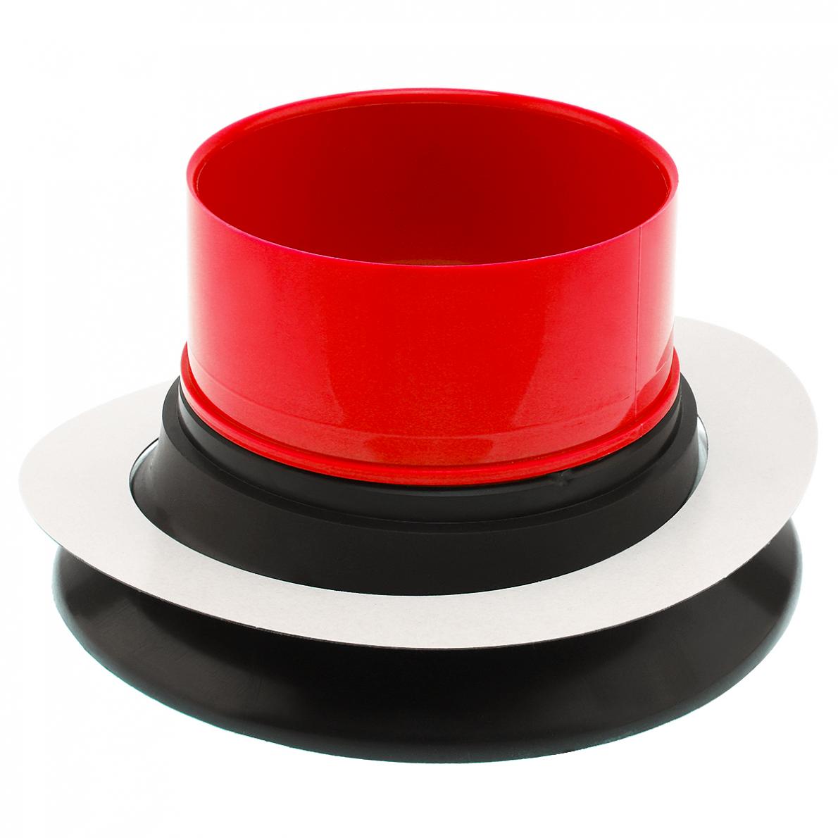 17.3 x 10 x 10cm Drum Bottom Microphone Bass Loudspeaker Drum Accessories Bass Hole Protection Percussion Spare Parts