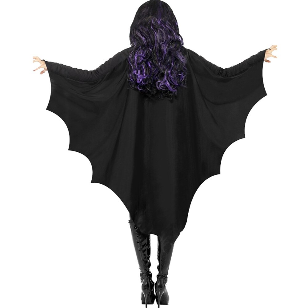 Las mujeres de Halloween Disfraces aterradores murciélagos disfraces de fantasmas de disfraces señoras sólidos sueltos ropa nueva O30