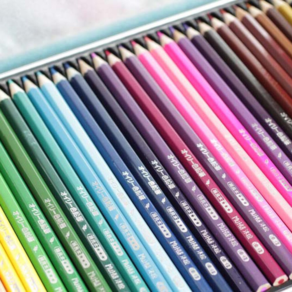 36 Colors Water Soluble Color Pencils Set Wood Sketching Pencil Artist Painting Pencils Kids Art Supplies