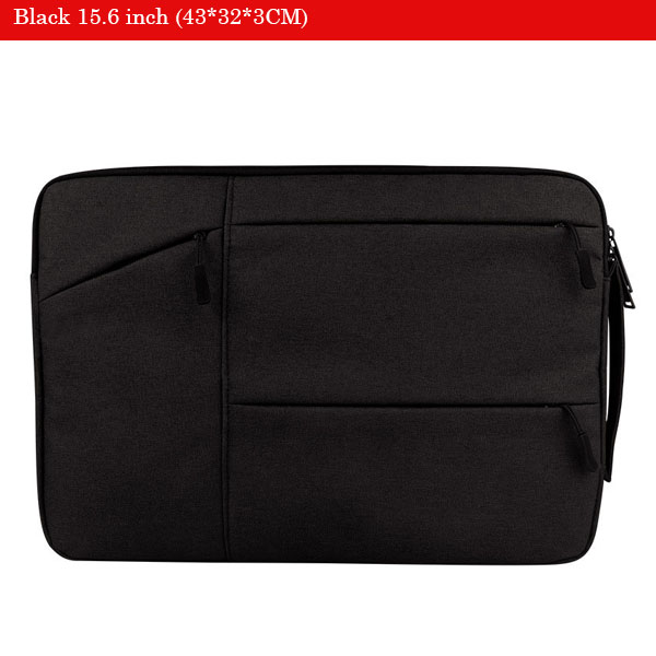 Soomile Laptop bag 15,6 pulgadas para mujeres y hombres Oxford sleeve bag notebook computer handbag case Portable men maletín a estrenar: black 15.6 inch