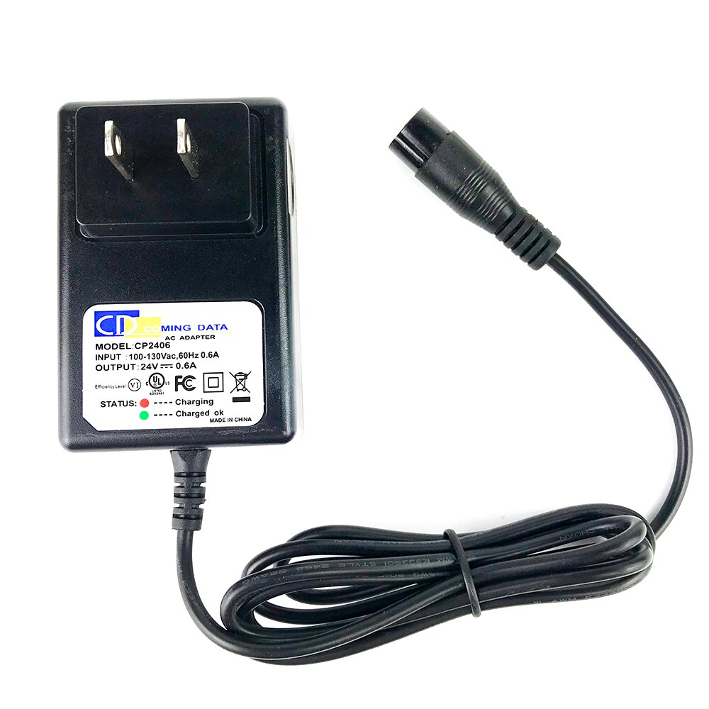 Chargeur de batterie de Scooter électrique 24V pour rasoir E100 E200 E300 E125 E150E500 prise américaine: Default Title