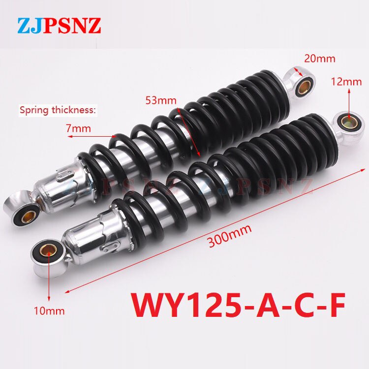 70CC 100CC 110CC 125CC 250CC GN GS125 JH70 WY DY TBT Shock Absorber Motorcycle Springs Shock Absorber Rear Shock Absorber: Green