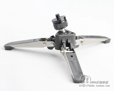 Hydraulic Universal Mini Three Feet Support Tripod Stand Base Monopod Stand for Monopod Ballhead with 3/8" screw