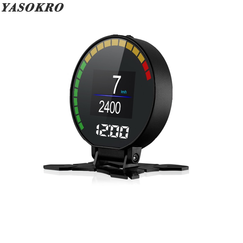 YSR15 OBD2 Heads Up Display Hud Display Auto OBD Snelheid Projector Digitale Auto Snelheidsmeter Kilometerstand Brandstofverbruik RPM Temp