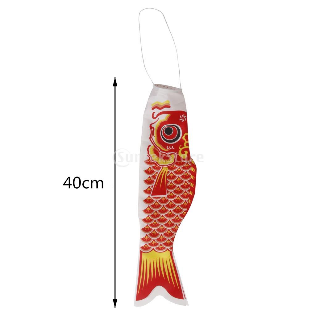 40cm japansk karp vindsocka streamer fisk flagga kite nobori koinobori
