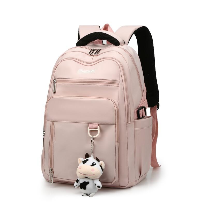 frauen Rucksack Wasserdicht Schule Tasche Für Jugendliche Mädchen freundlicher Orthopädische Schulranzen freundlicher Bookbags Mochilas: Rosa