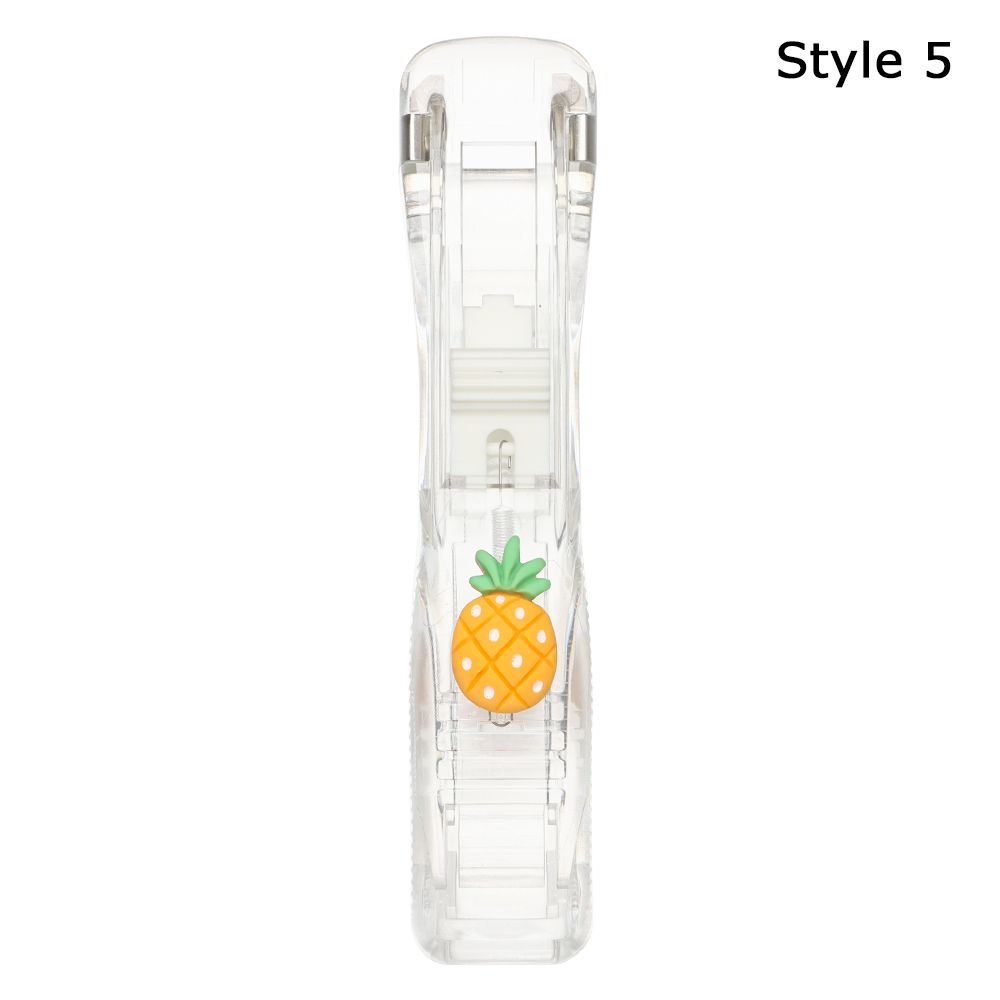 Push Clip Stapler Staple Remover Binder Push Clamp Tape Dispenser Paper Clips Office Supplies Set Desktop Stapler Office: Style 5