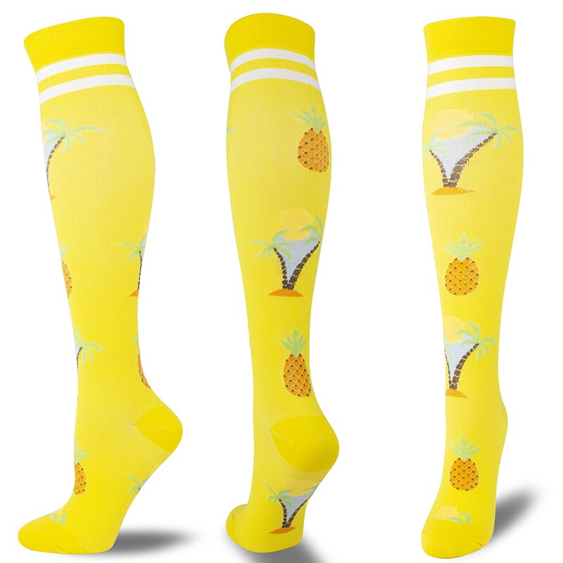 Sanyleg Dames kniekousen met gegradueerde compressie, hoge compressiegraad, kleur beige, small/medium