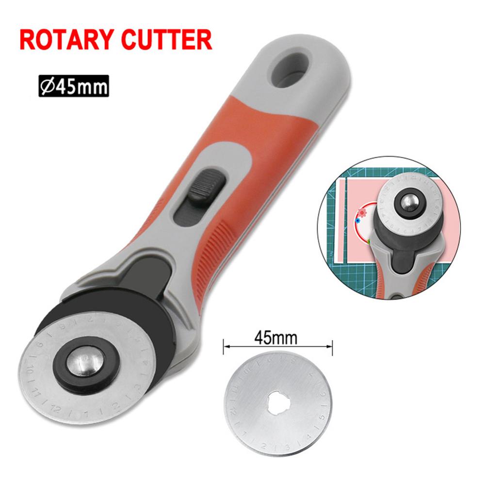 45mm Rotary Cutter Spare Blades Fit Rotary Cutter Fabric Paper Circular Cutting Patchwork Craft Leather