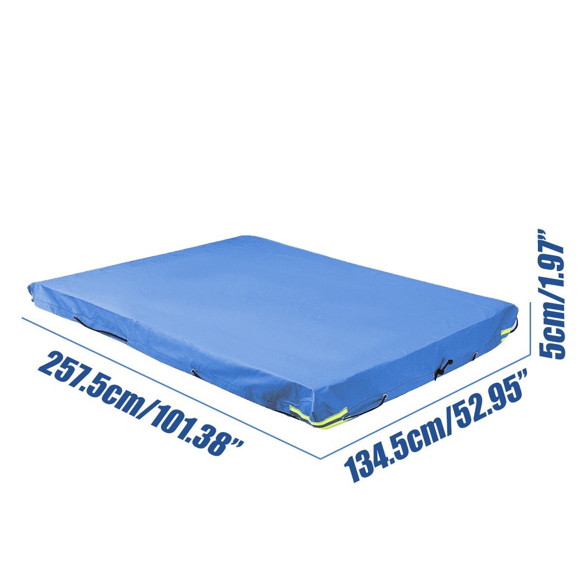 Foldable Trailer Cover Outdoor Travel Camper Waterproof Windproof Dustproof Protective Cover Tarp Canopy with Rope Anti-UV: Default Title