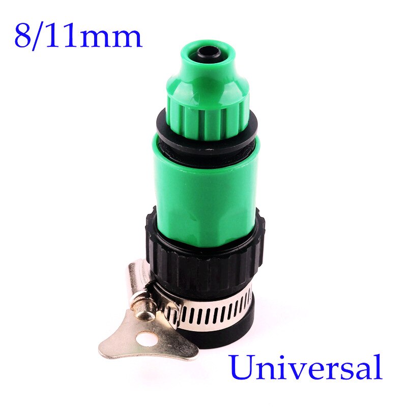 Quick Connector Kit Tuin Irrigatiesysteem Watering Kit Kraan naar Micro Irrigatie Slang 4/7mm 8/11mm Slang Koppeling Pakket: KIT 4