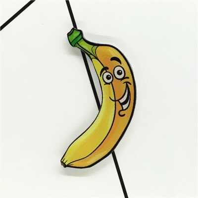 Leuke groenten komkommer corn tomaat Broche Acryl Pin Badges Pictogrammen op De Rugzak Medaille Decoratie Badge voor Kleding: H