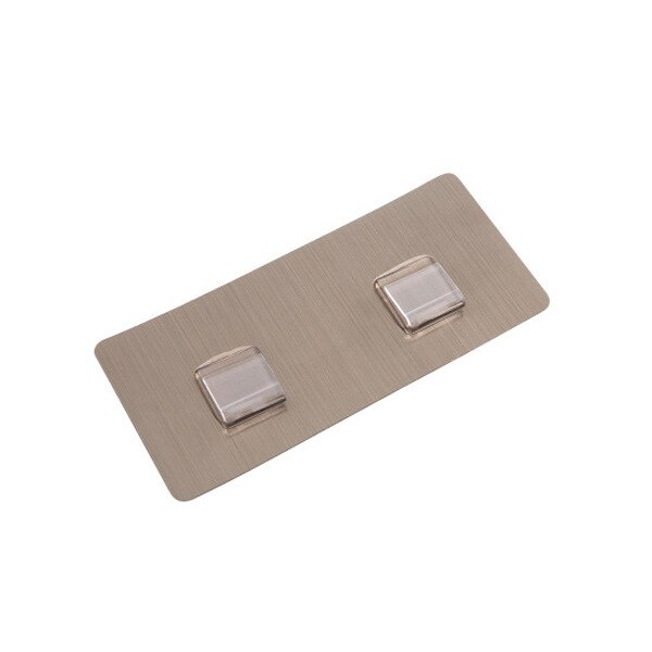 1pc kodin muovikoukkua vedenpitävä tarrakoukku keittiöön kylpyhuone hylly tarra seinään vahva liima koukku ripustin teline: Harjattu pitkä