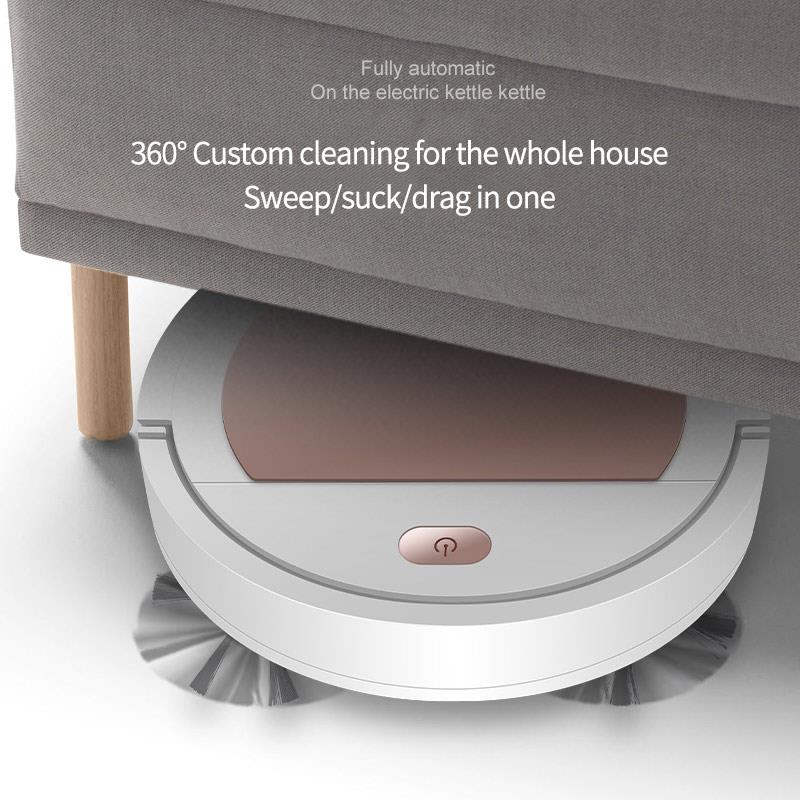 Smart Floor Cleaning Machine Oplaadbare Intelligente Floor Cleaning Robot Huishoudelijke Floor Cleaner Met Roterende Borstel Nat Mop
