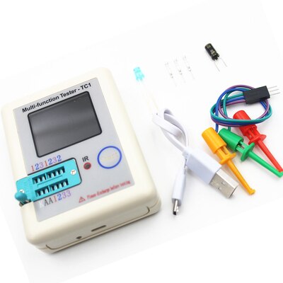 Probador de transistores LCR-TC, pantalla gráfica a todo color, producto terminado, LCR-T7, T4, TC1: B