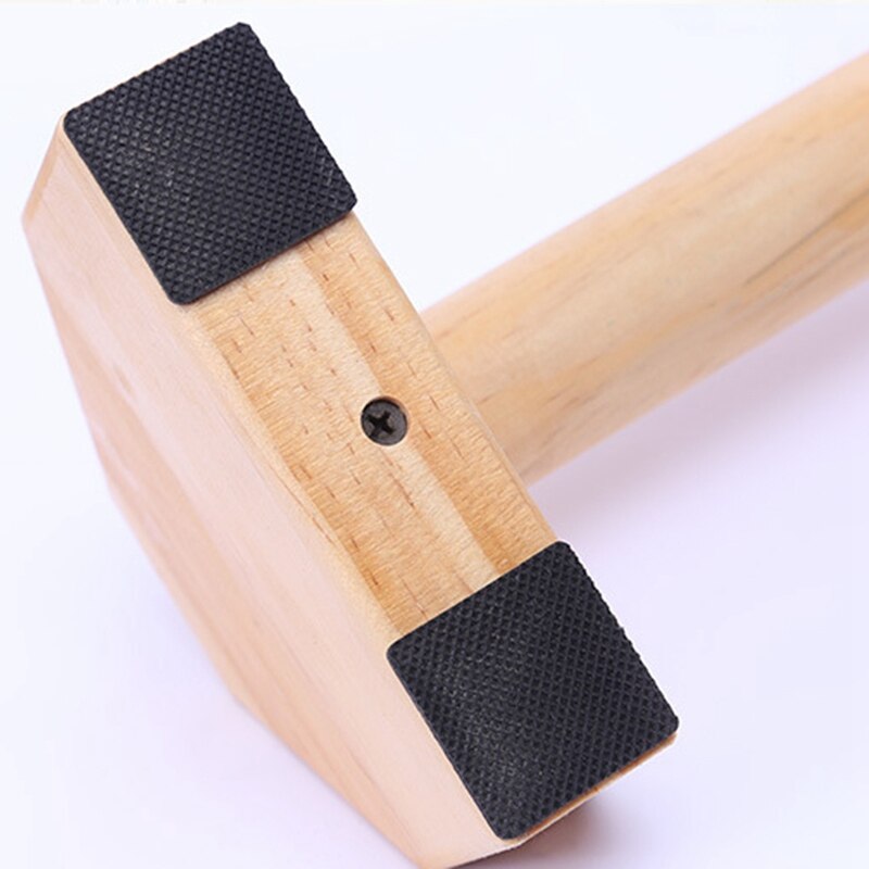 Environmentally-Friendly Wooden Fitness Exercise Inverted Parallel Bars Double Pole Push-Up Stand Fitness Equipment