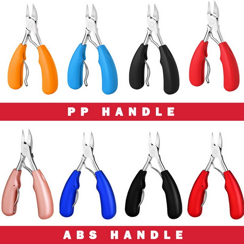 Toe Nail Clippers Remove Dead Skin Nail Correction Nippers Ingrown Toenail Cuticle Scissor Edge Cutter Thick Pedicure Care Tool
