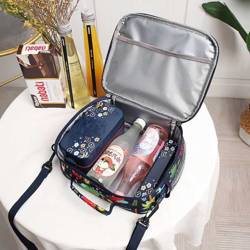 Insulated Kid Lunch Bag Box for Boys Girls Toddlers Children Thermal Cooler Food Picnic Pack, BPA Free