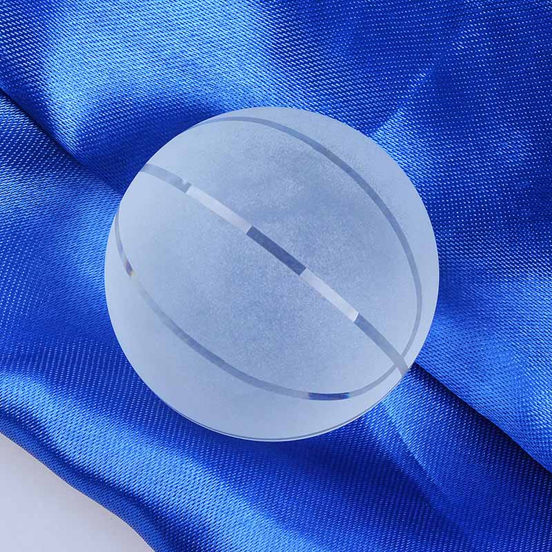 Craftsmanship Carving 70mm Basketball Material White Crystal Crystal Ball Crafts Ornaments