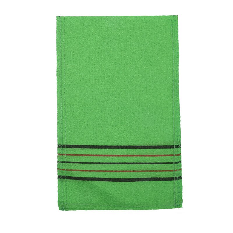 Paño Exfoliante para baño, paño de ducha exfoliante, herramienta de limpieza de piel muerta, coreano, asiático, 3 piezas: Verde / 3 unids