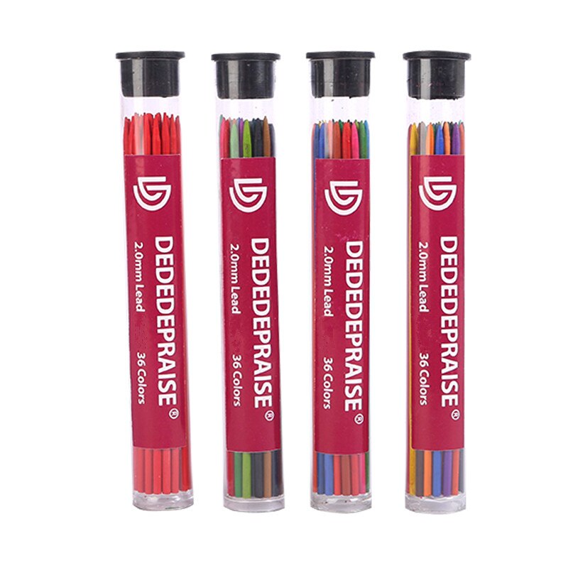 36 Colors 2mm Color Pencil Lead, 2.0mm Lead Refills for Mechanical Pencil