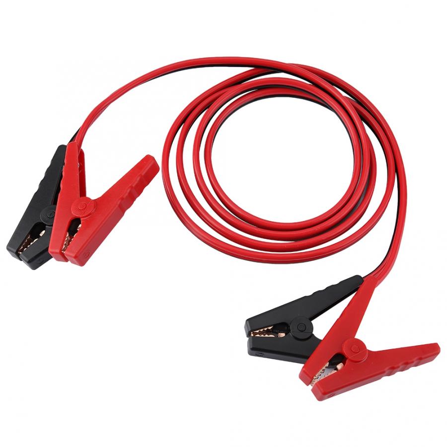A2.5M 400A Auto Car Power Booster Cable Emergency Battery Jumper Wires Battery Jump Cable Wire Clip 12-24V Universal