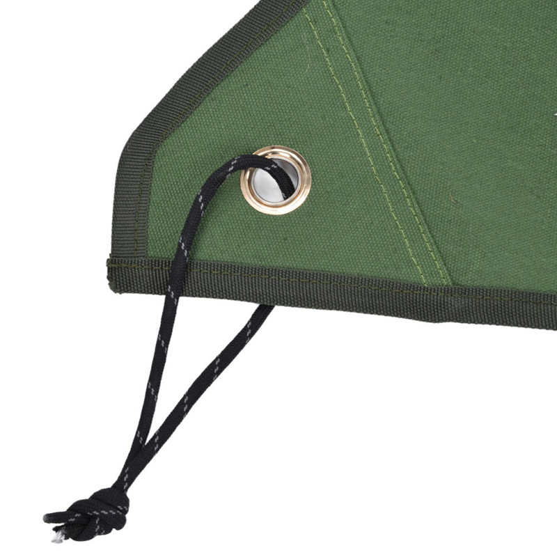 Camping Windbreaks High Reliability Portable Wind Proof Picnic Stove Windscreen Wear Resistant Canvas for Grills BBQ