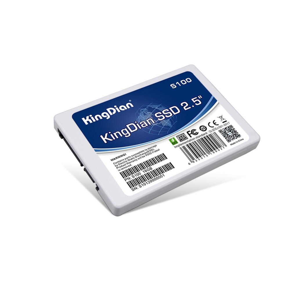 (S100-16GB) KingDian SSD 16G hard drive disk 2.5 SATA2 for KKPOS Thin Clint laptop SSD 16GB