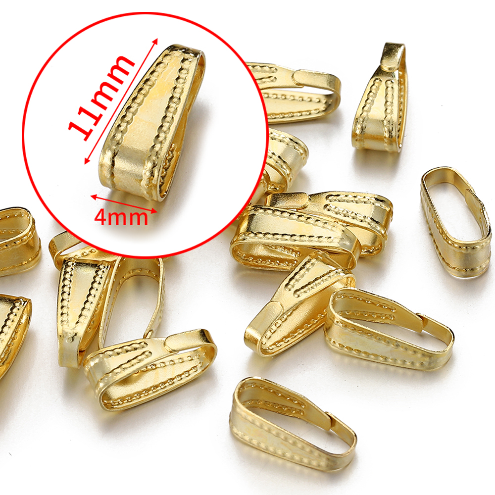 50 Uds. Cierre de hebilla de acero inoxidable para colgantes, conectores de dijes, Clip, cierre de fianza, collar, accesorios para hacer joyería DIY: Verde militar