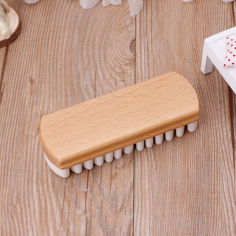 Top Wooden Rubber Crepe Brush Shoes Leather Scrubber F Suede Boots