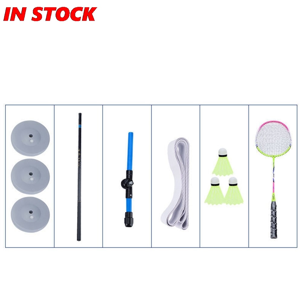 Badminton Training Device Portable Badminton Rebound Exerciser Badminton Player Single Rebound Practice