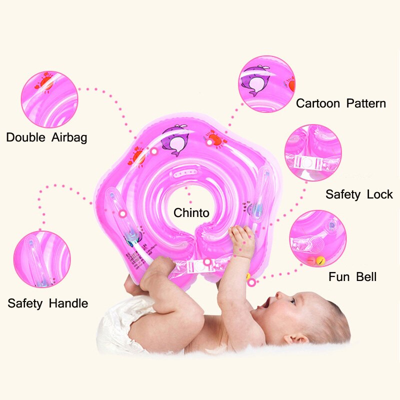 Baby Schwimmen Ringe Aufblasbare Baby Halsring Neugeborenen Baby Schwimmen Ring Doppel Airbag Verdickt Schwimmen Ring Sicher Und Weich