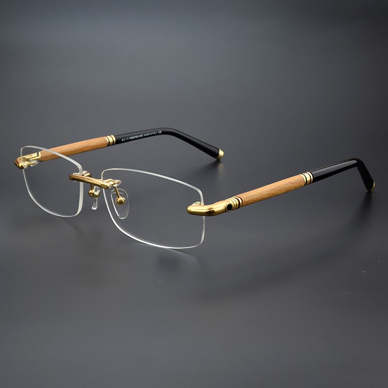Sans Monture Monture Titane Homme Monture De Lunettes Optiques