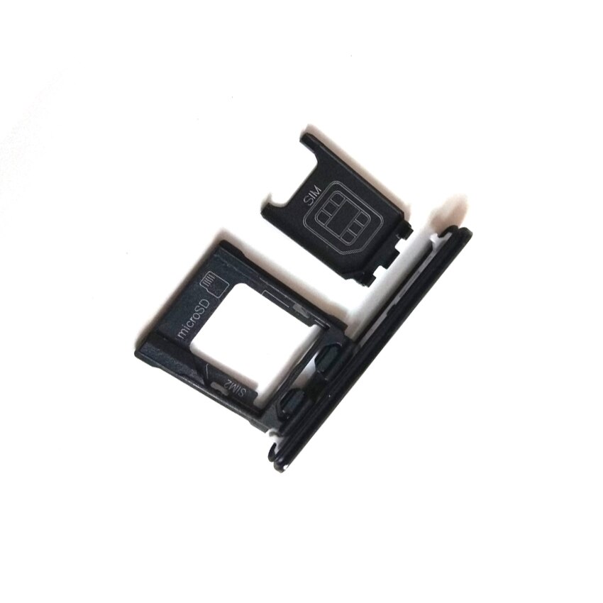 Sim bakke holder til sony xperia xz premium xzp  g8142 sim kort bakke holder holder adapter sokkel reparationsdele
