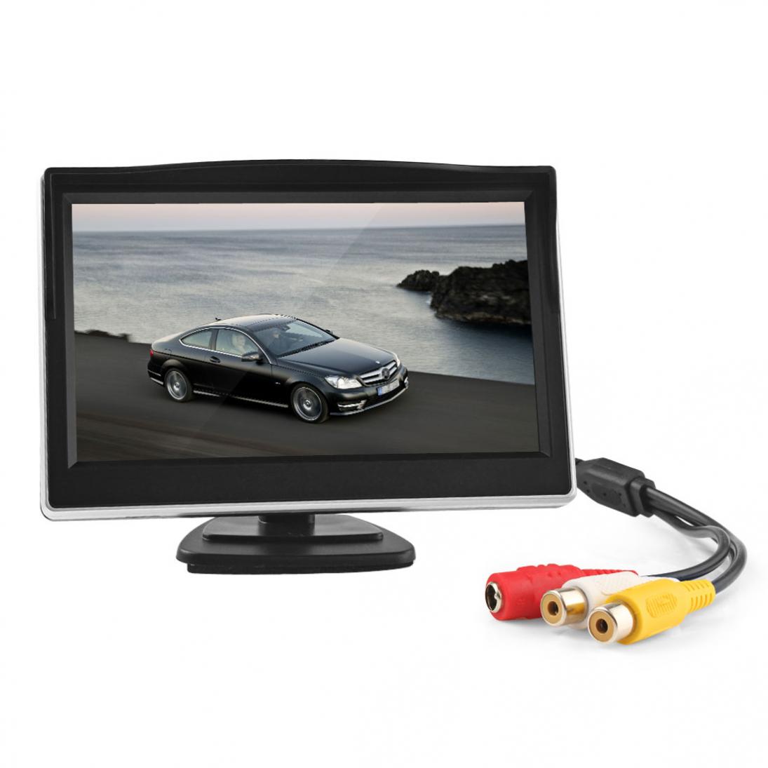 5 Inch TFT Lcd-scherm 480x272 HD Digitale Kleur Auto Achteruitrijcamera Monitor + 7 IR Lights Water -proof 120 Graden Auto Achteruitrijcamera