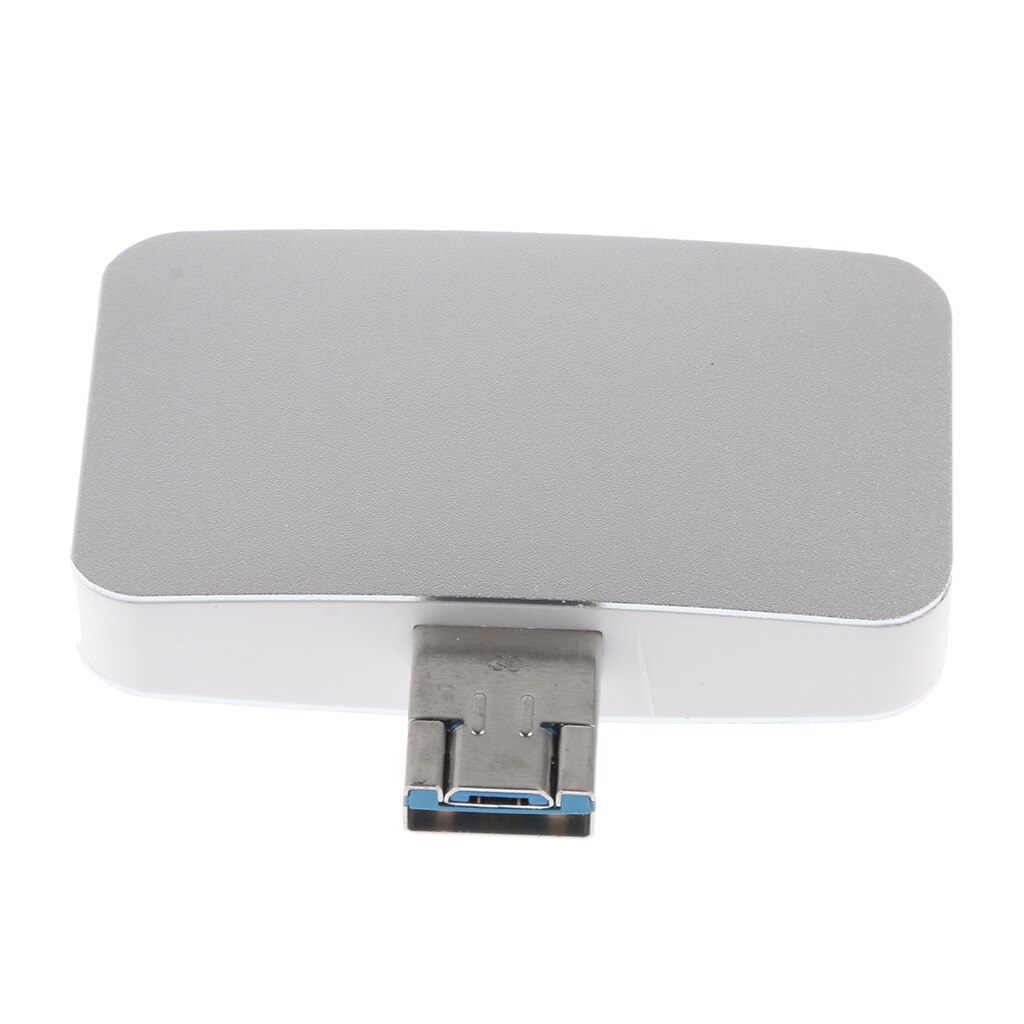 Dovewill USB3.0 Micro USB Combo USB HUB Card Reader with OTG for TF/SD Laptop Silver