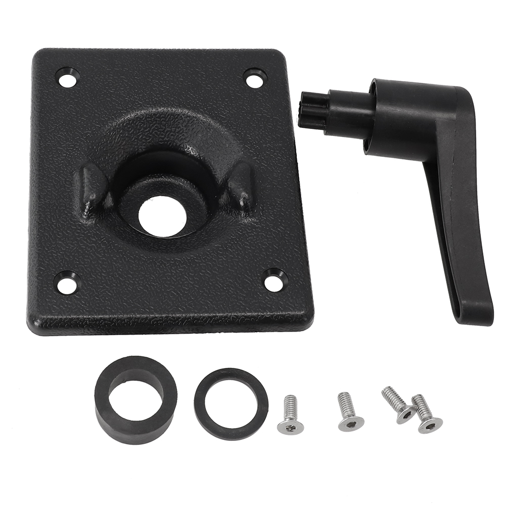 Practical Rudder Control Partskits Black Replacement Water Sports ABS+copper Insert Handle Square Base