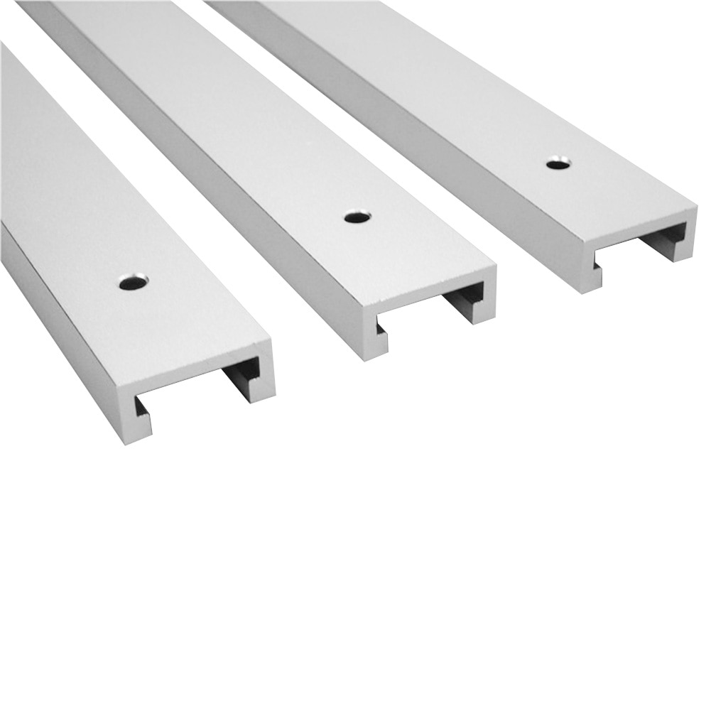 Aluminiumslegering t-spor slids geringsspor stikholdersav bordskakt til fræser bordbåndsave træbearbejdning gør-det-selv-værktøj type -30